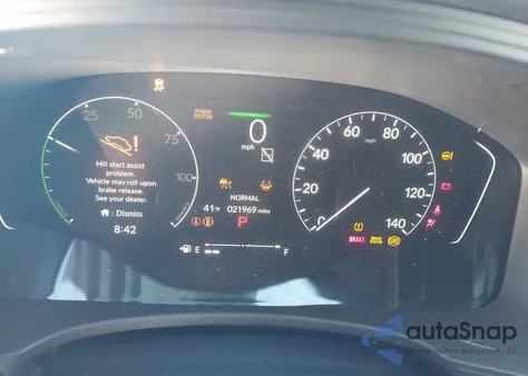 2025 Honda Civic Hybrid Sport/Sport Touring z USA, uszkodzony, nr VIN 2HGFE4F82SH301062